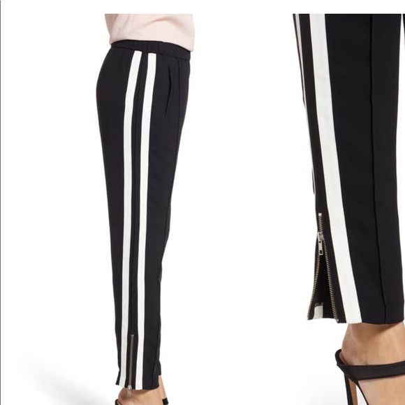 NWOT- Nordstrom Side Stripe Trouser Pants - Picture 3 of 4